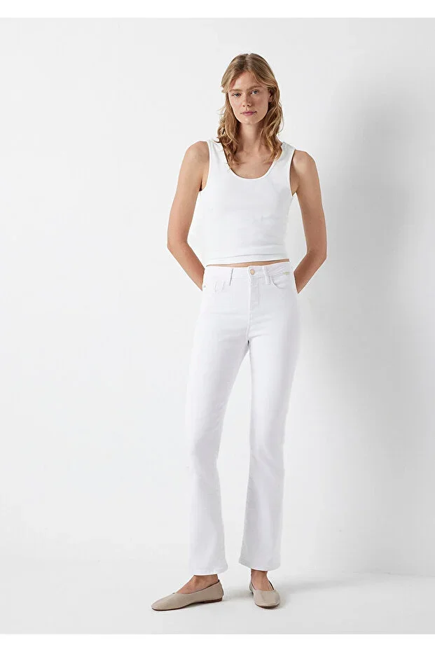 Mavi Bliss Gold Premium White Jean Pants 101437-A3215
