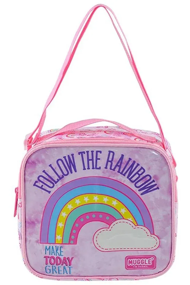 Lunch Bag MU-6733 Rainbow Pink