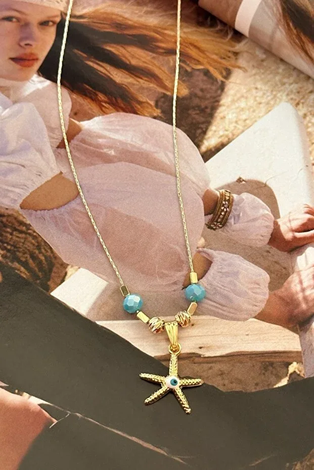 Starfish Figurine Dorica Detailed Necklace