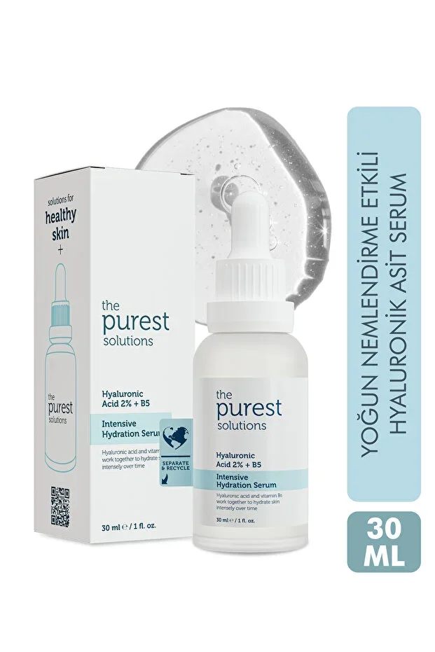 Intensive Hydrating and Plumping Effect Regenerating Skincare Serum (Hyaluronic Acid 2% + B5)