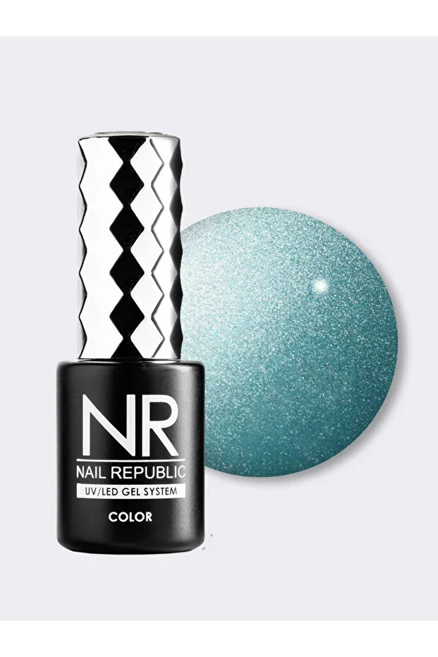 Nail Republic Permanent Gel Polish Silk Cat 119 10 ml – Shimmering Magnetic Effect, Long Lasting