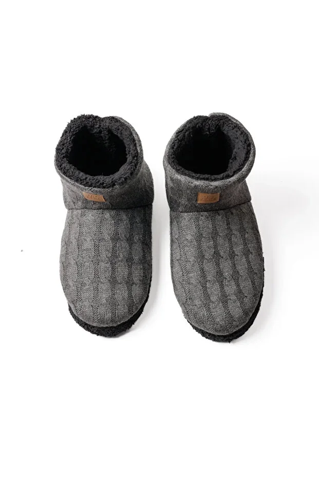 Long House Slippers, Polar Non-slip Sole, Plush Inner Detail, Fluffy, Non-pilling, Comfortable, Knit Boots