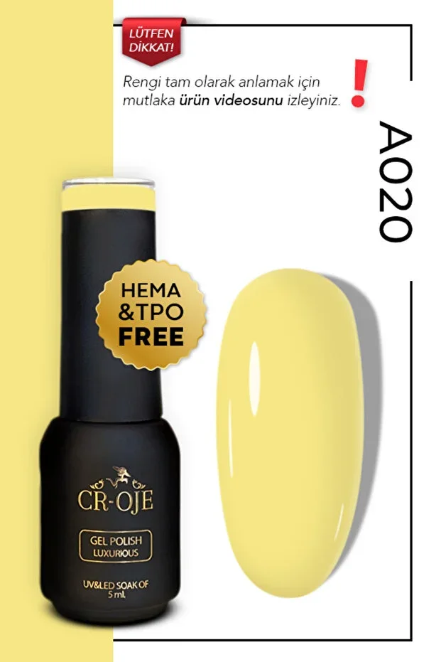 CROJE KALICI OJE A020 - Butter Yellow (butter yellow) Yellow (5 ML)