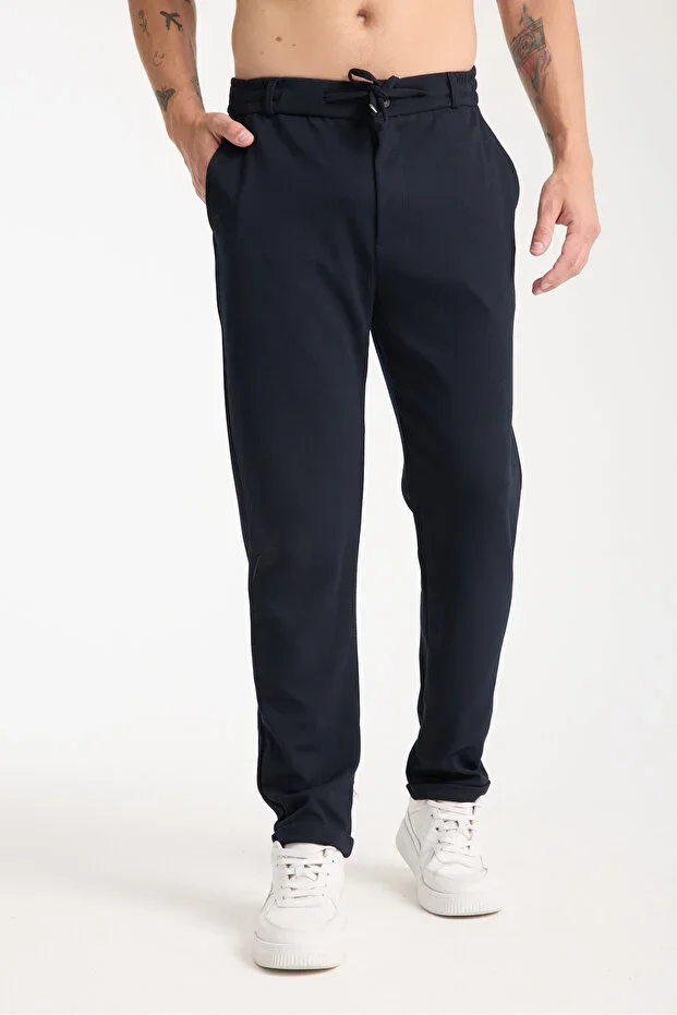 Men's Pants Elastic Waist Lycra Jogger Style