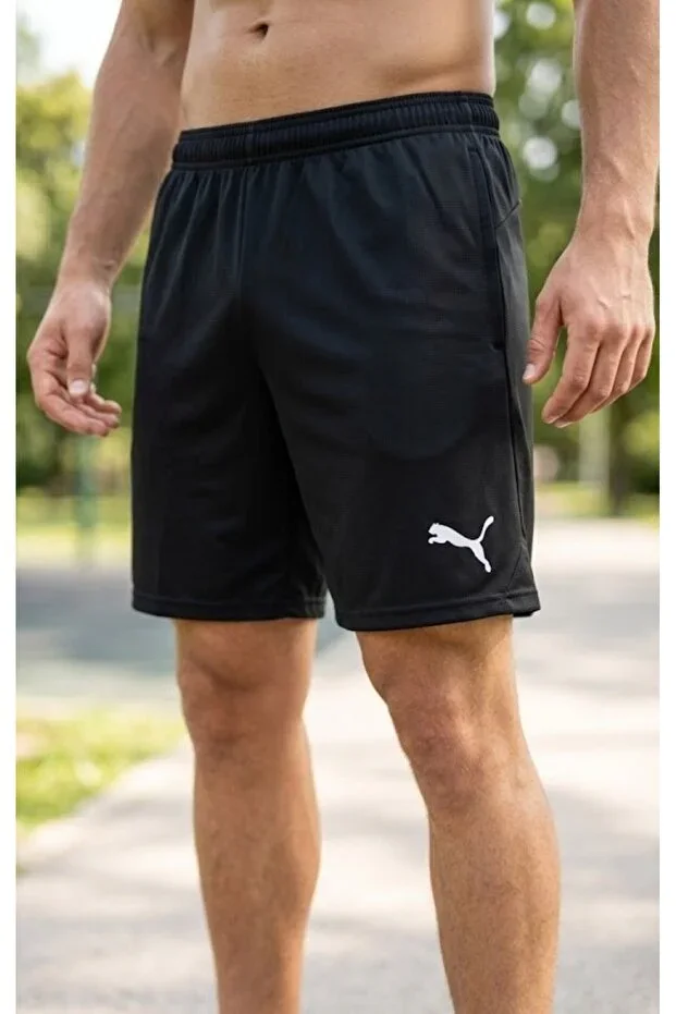 Men's Running Quick-Dry Micropoly Training Football Fitness Short Tights Outdoor Shorts