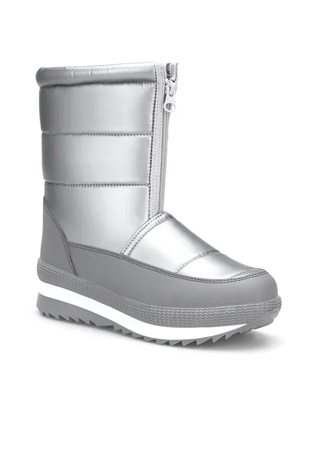 DARK SEER Arven Grey Zipper Women's Boots Daily Winter Shoes