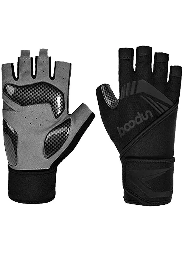 Professional Fitness Weightlifting Gloves Black