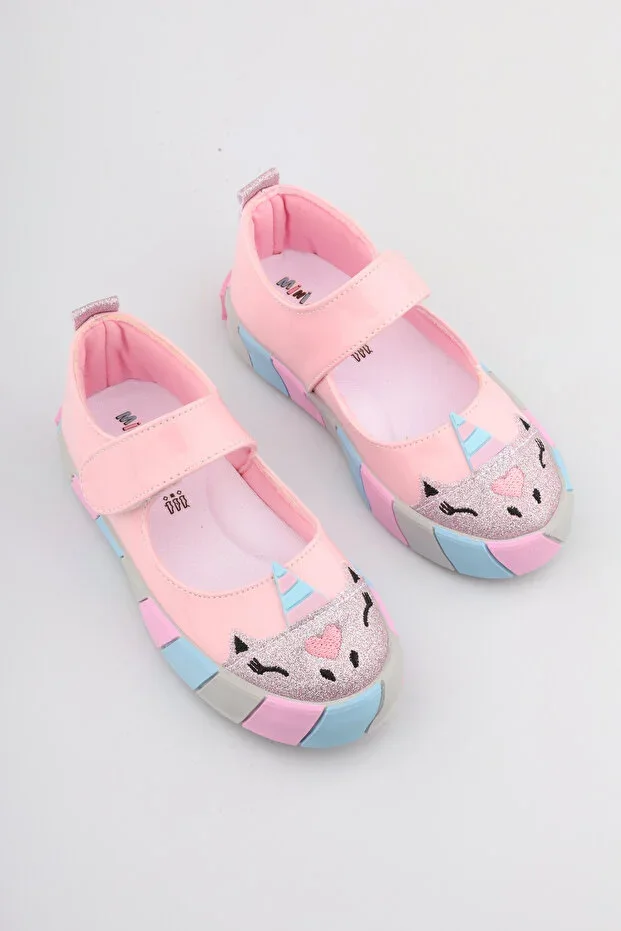 Patent Leather Pink Babet Unicorn Babet Girl Child Babet Orthopedic Sport Babet New Season Babet