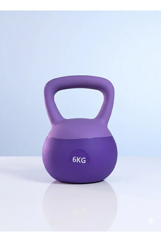 6 Kg Soft Kettlebell - Soft Base, Impact Resistant, Silent Use