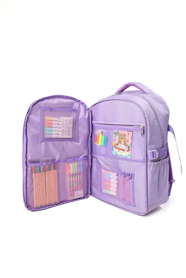 Korean Style Orthopedic Special Design Multi-Pocket Waterproof New Accessory Girl Boy School Bag