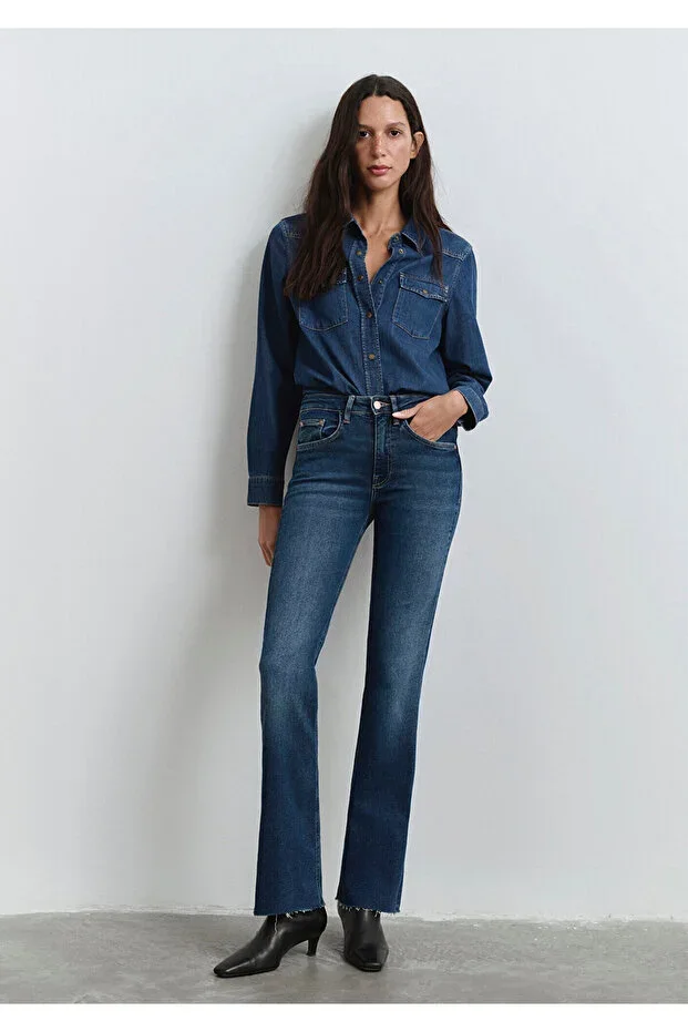 Mavi Maria Gold Shape Dark Jean Pants 101225-80680