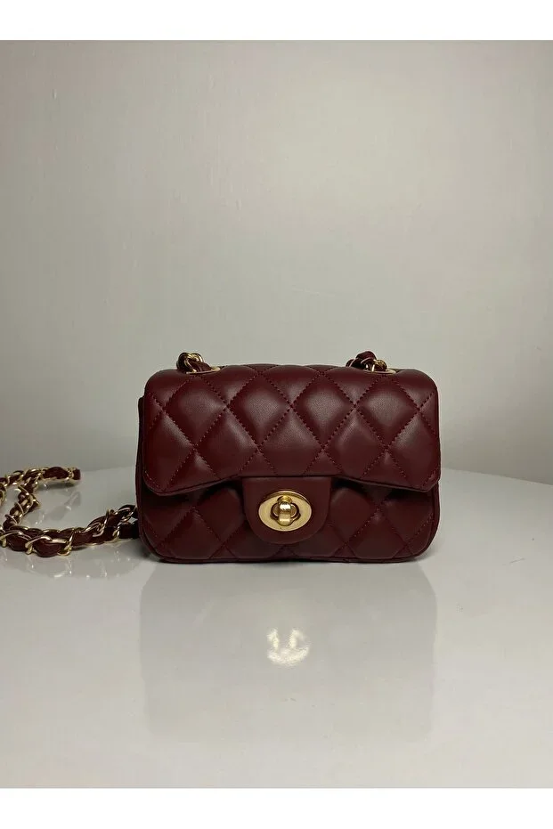 MINI Quilted Knit Chain Women's Handbag and Shoulder Bag (CHECK MEASUREMENTS BEFORE ORDERING)