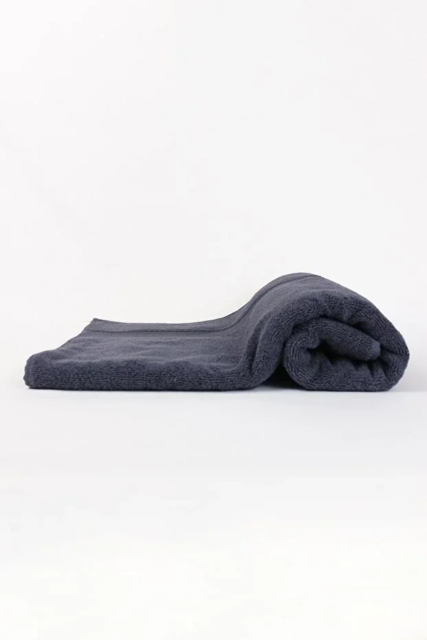 Wave 100% Cotton Bath Towel size 70x140 cm, D.Indigo