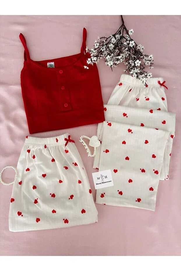 Sexy Lankome 3-Piece Soft Pajama Set