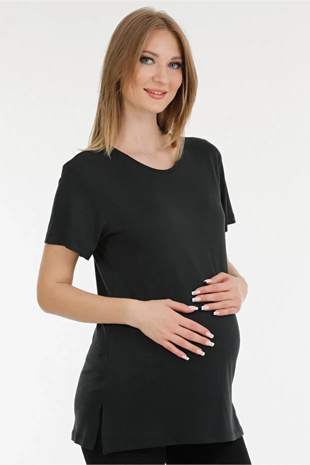 PREGNANT TSHIRT BLACK
