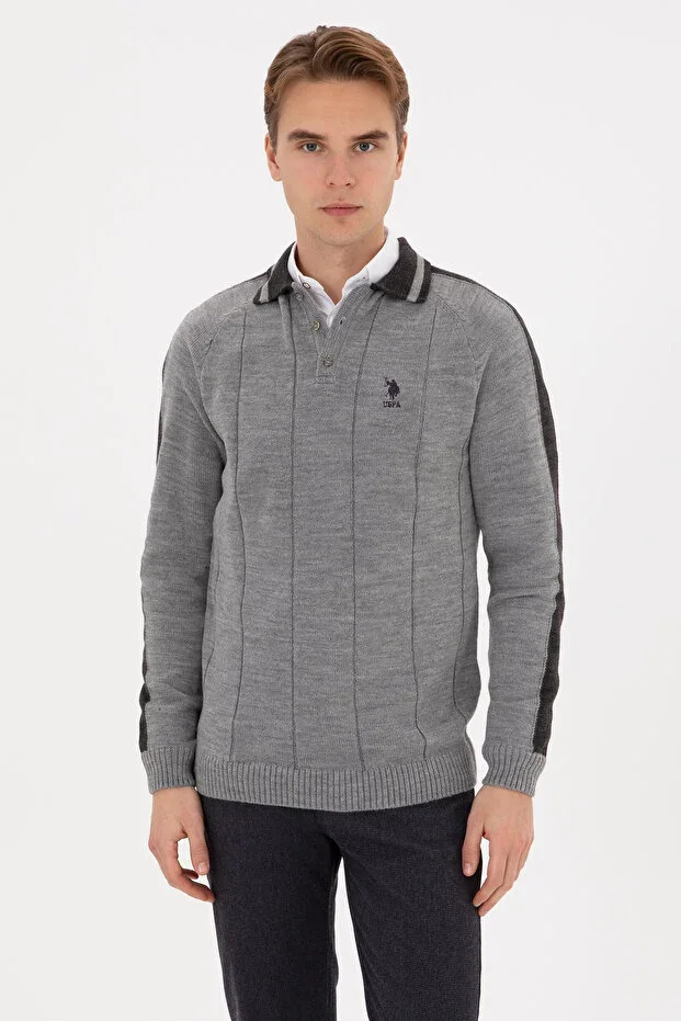 Men's Grey Sweater 50315043-VR024