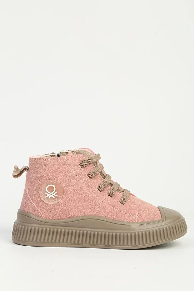 Powder Pink Girls' Boots BN-32093