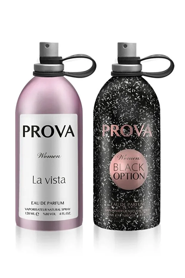 Black Option Ve La Vista L Edp Women's Perfume Set 2 X 120 ml