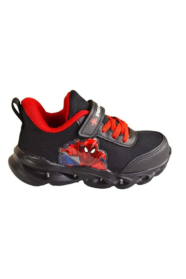 Boys Blue / Black Light-Up Sports Shoe Lightweight Sneaker