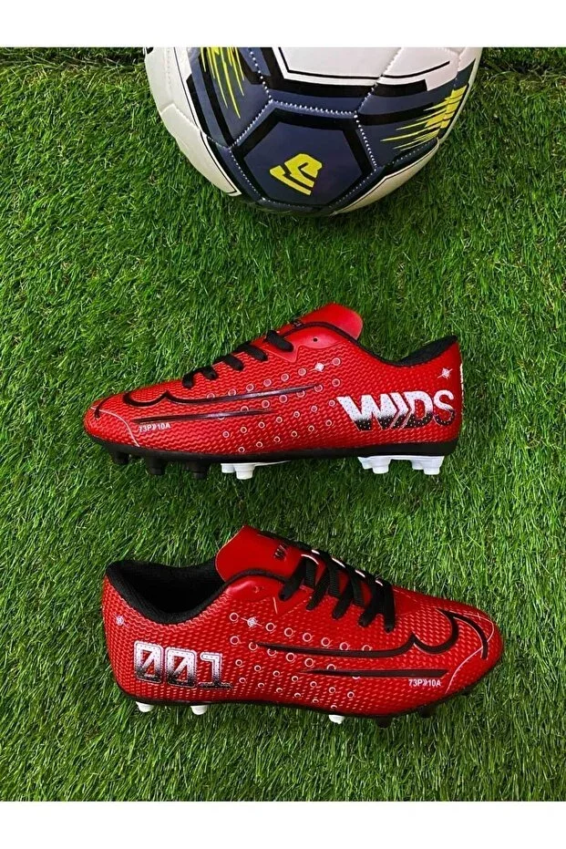 Boys' Cleats Turf Football Shoes Red