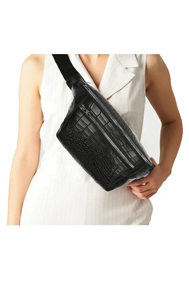 Crossbody Bag and Waist Bag Black