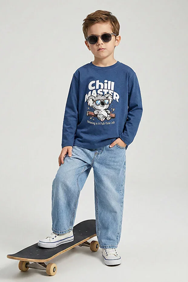 Boys Baggy Fit Denim Jeans