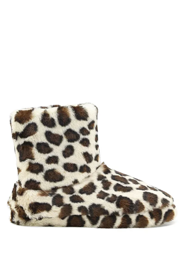 Vorcen 1 Pr Leopar Women's House Slippers