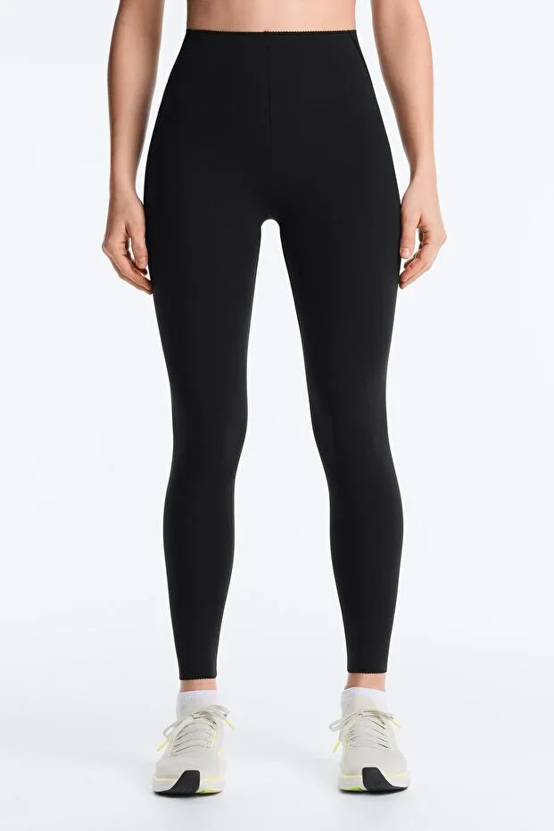 Oysho Compressive Core Control Ankle Tights