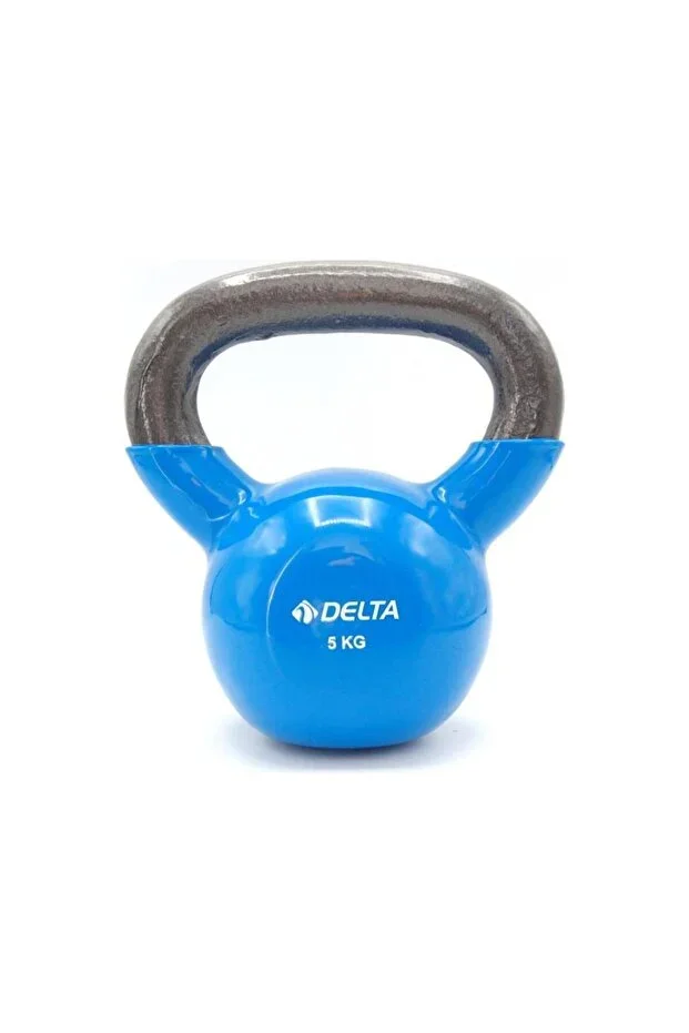 5 Kg. Kettlebell Type Turquoise Iron Dumbbell - Kettlebell