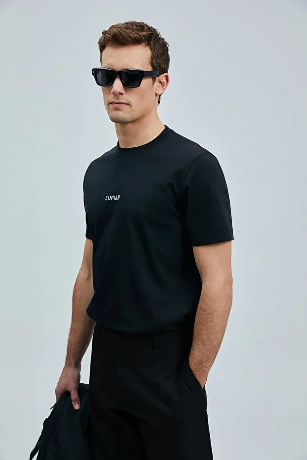 Marcus Modern Graphic T-Shirt Black
