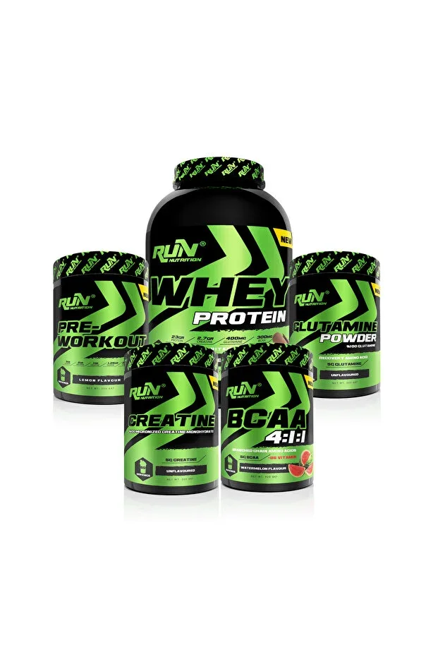 Muscle And Performance (WHEY PROTEIN 2.4KG CHOCOLATE, GLUTAMINE, BCAA WATERMELON, CREATINE, PRE-WORKOUT)