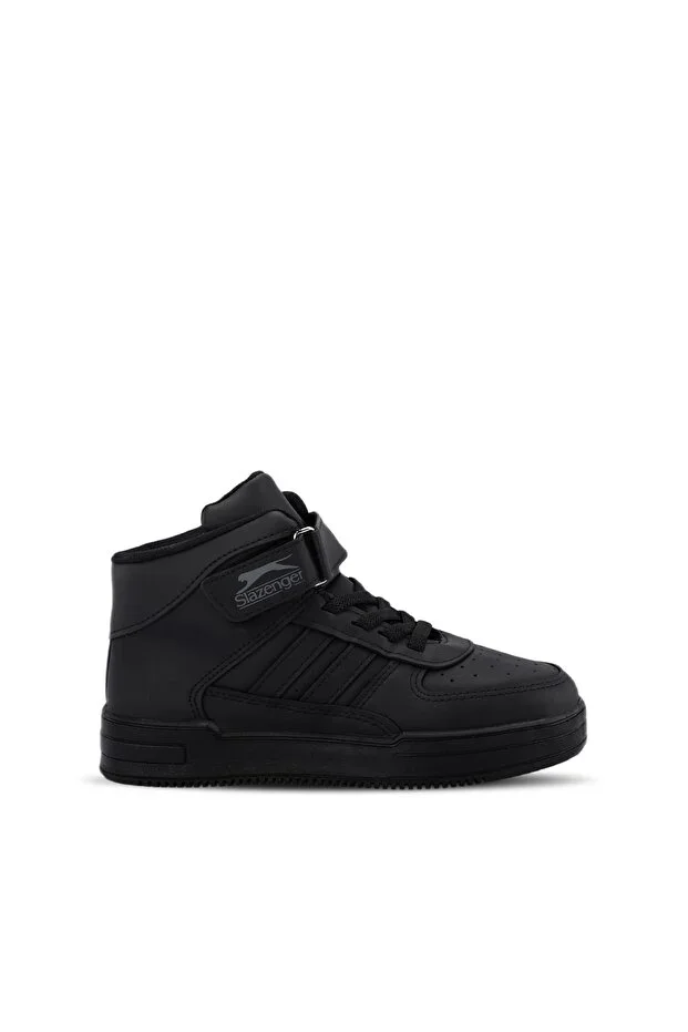 NICOLA I Children's Velcro Black / Black Casual Sports Shoes