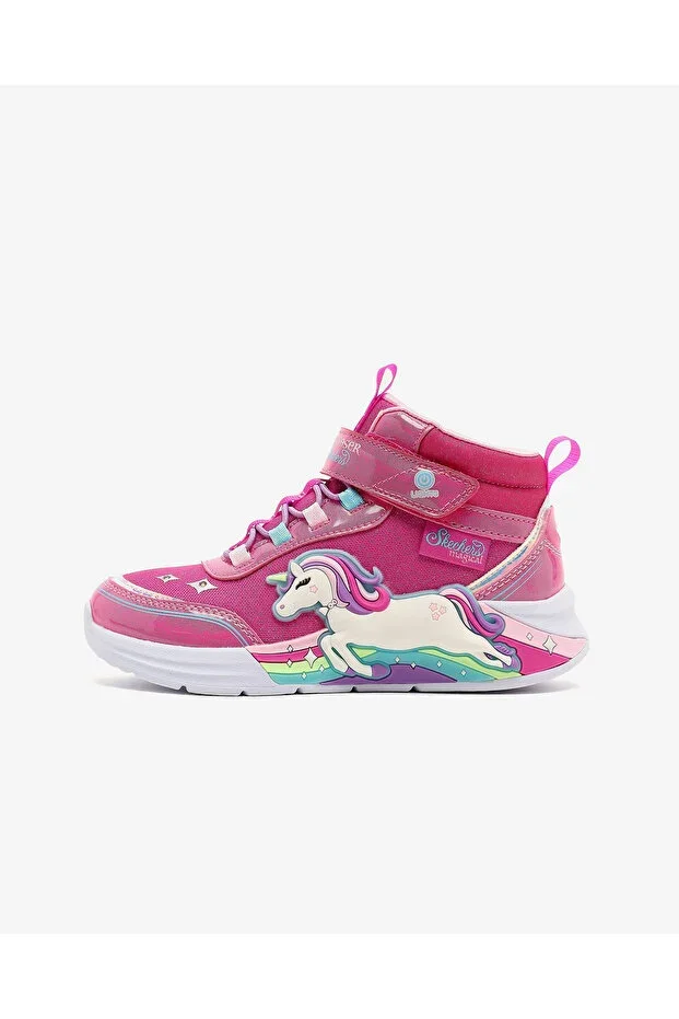 UNICORN CHASER Big Girls Pink Lighted Boot 303302L PKMT