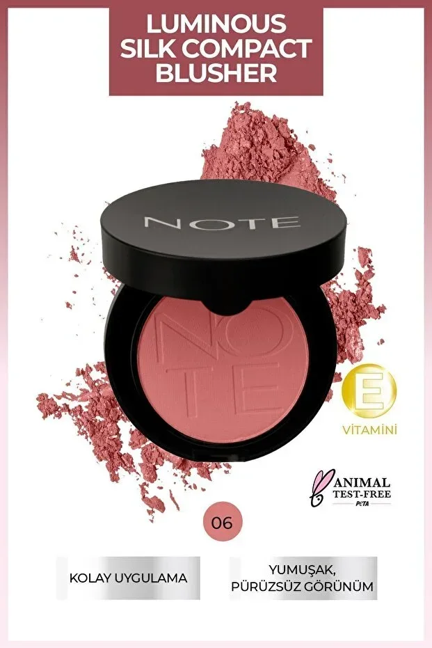 Luminous Silk Compact Blusher Powder Blusher - 06 Sandy Pink