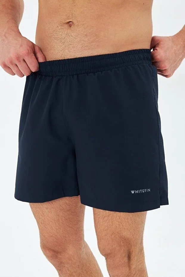Sports Shorts Waffle Navy Blue