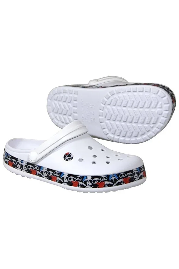 Panda Heart Patterned Pool Beach Sea Hospital Nurse Sandal Slipper