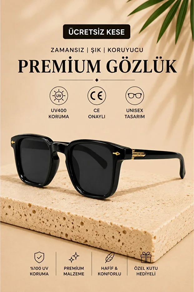 WATCHOFROYAL Royal Eyewear RE981 Black Sunglasses