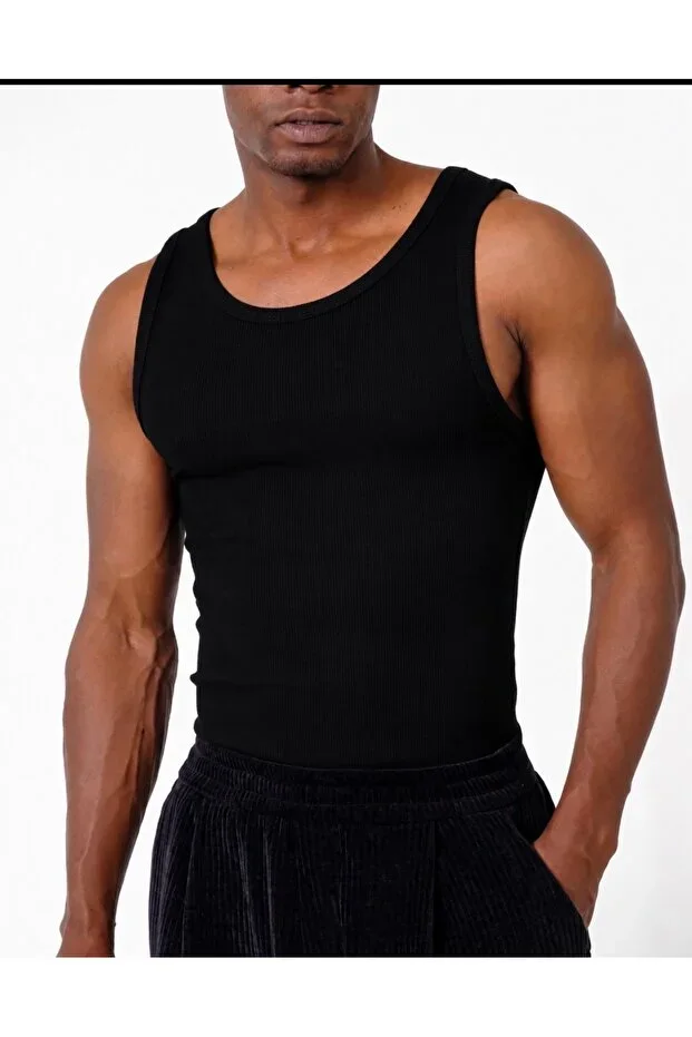 Men's Halter Neck Slimfit Sporty Lycra Undershirt