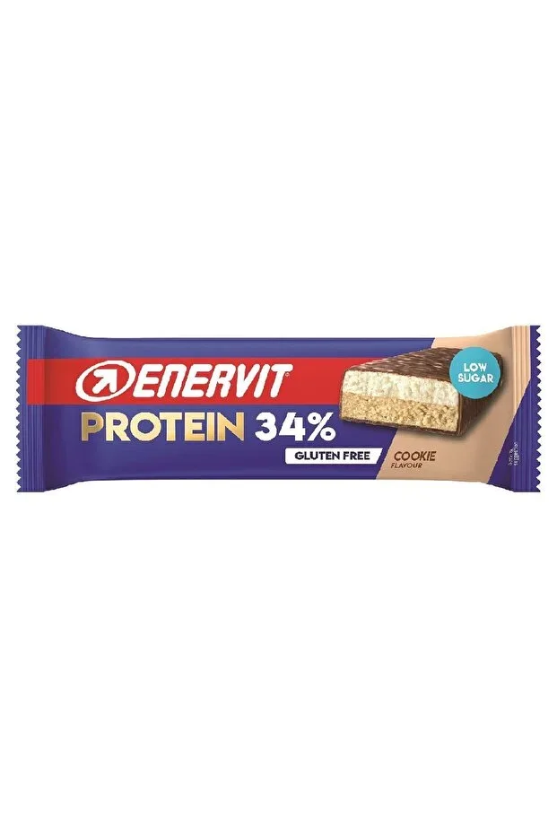 Protein Bar 55 gr - Cookie Flavored, Low Sugar Healthy Snack