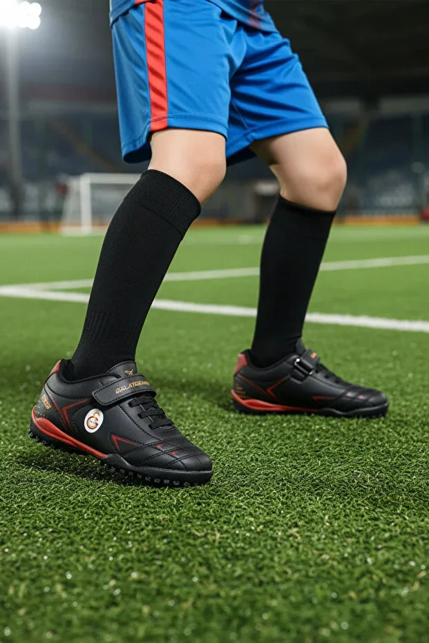 Black Kids' Artificial Turf Shoes