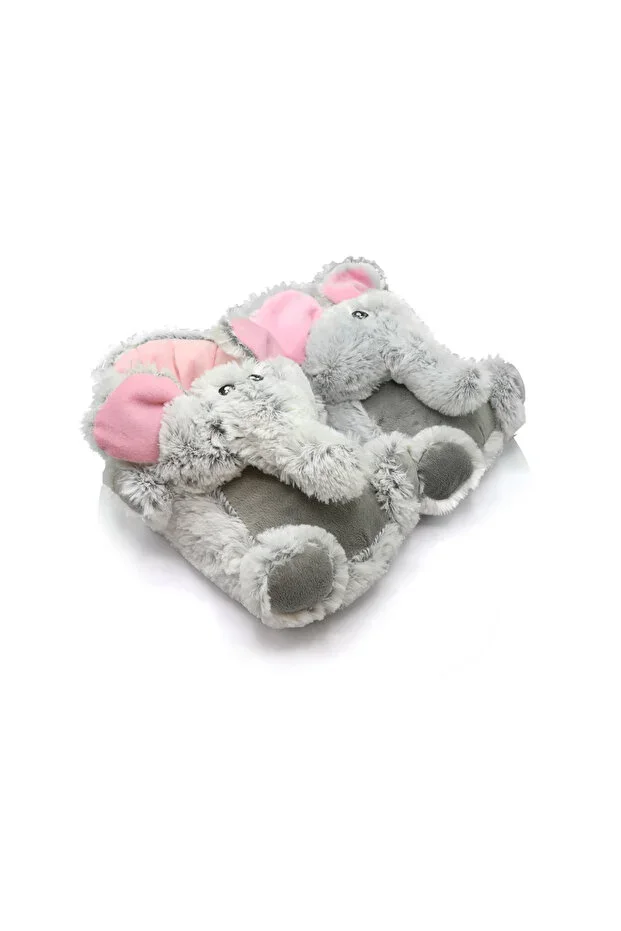 Twigy Elephant Women's Animal Slipper Grey 36/41