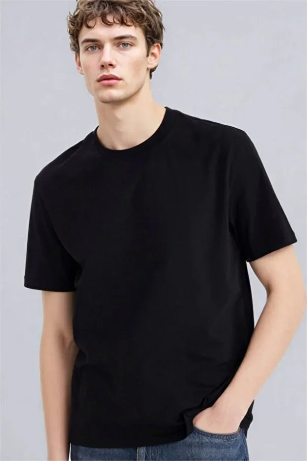 100% Cotton Basic T-Shirt V7699AZ26SP