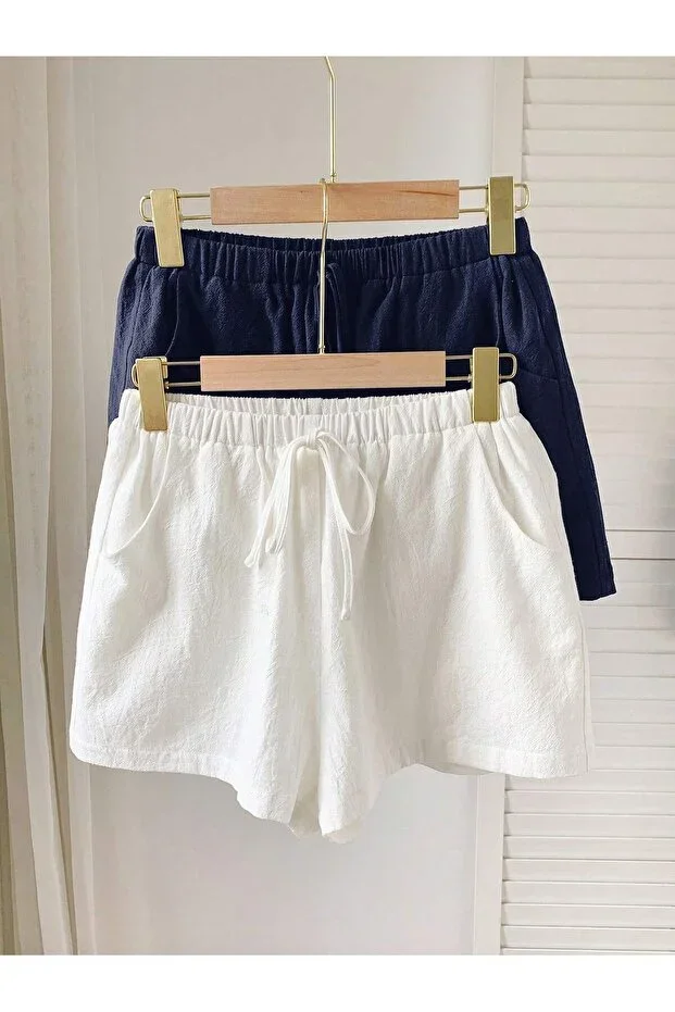 MOONBULL Women's 2-Piece Belted Shorts