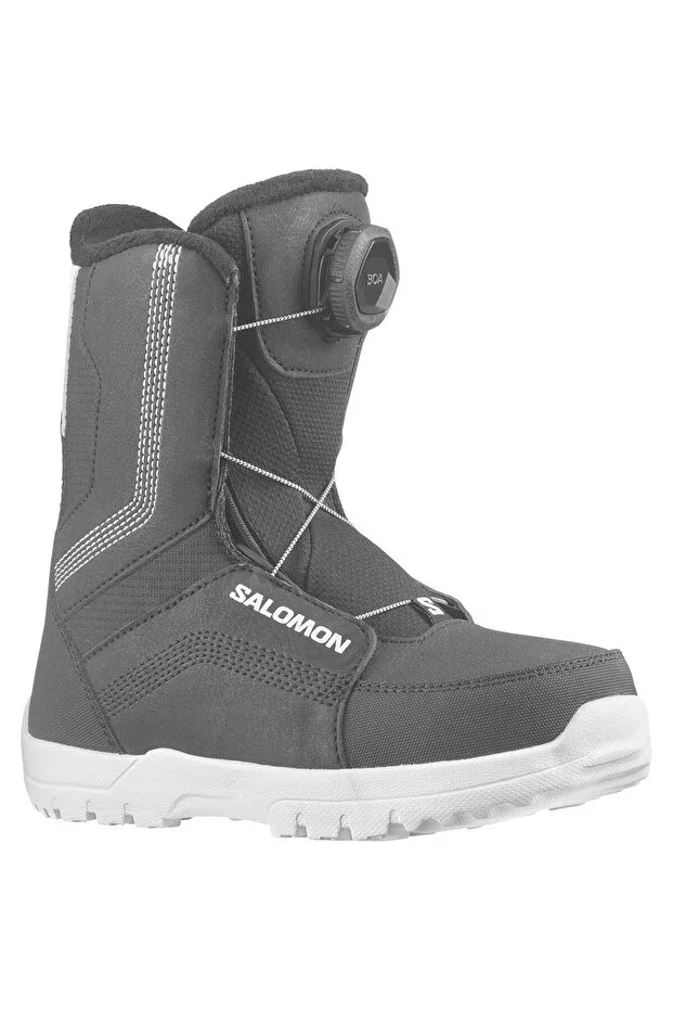 Unisex Kids Snowboard Boots Whipstar Boa Black/White UNISEX KIDS SNOWBOARD BOOTS