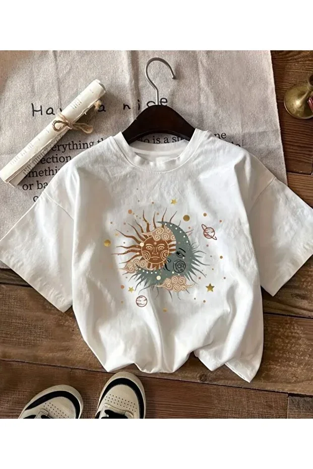 Medinenur Printed Basic T-Shirt