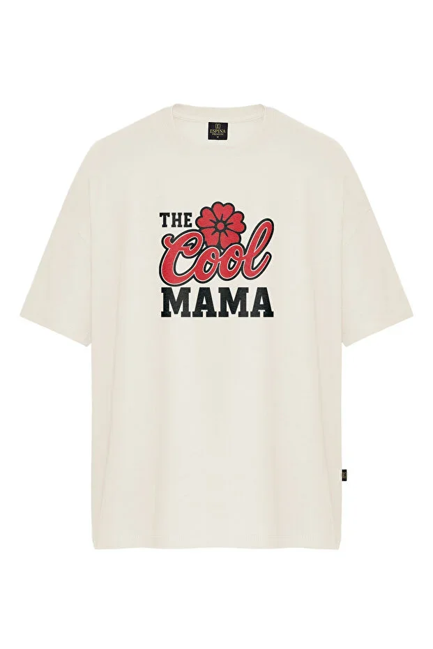 Women's The Cool Mama Printed Oversize T-shirt
