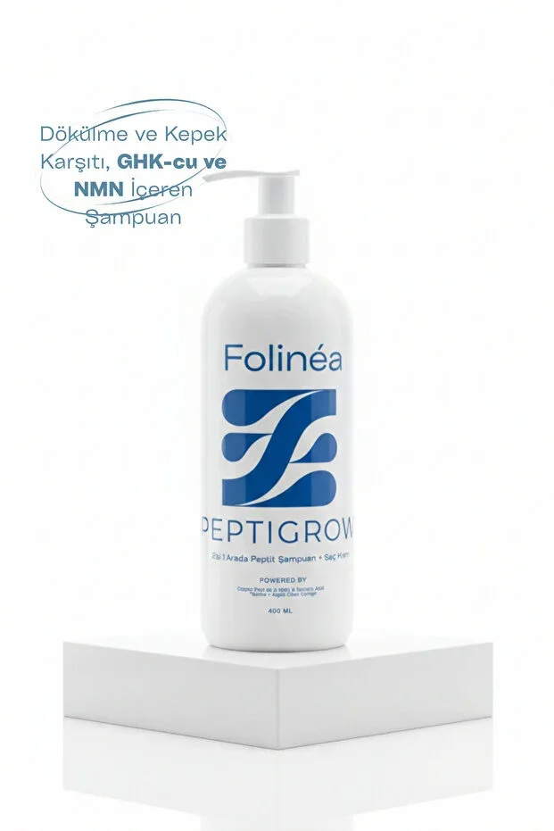 PeptiGrow⁺™ Shampoo for Hair Loss and Scalp Problems - GHK-cu + Actives + Plant Extracts - 400 ML