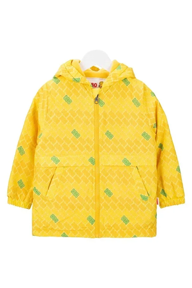 3-8 Years Licensed Girls' Jacket - Yellow