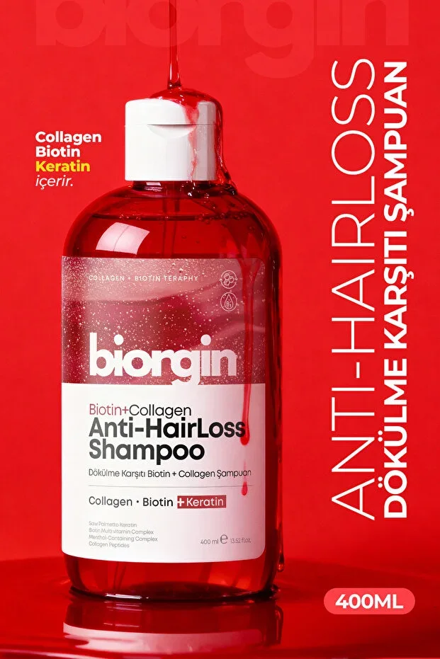 Collagen+Biotin Anti Hairloss Shampoo 400ML