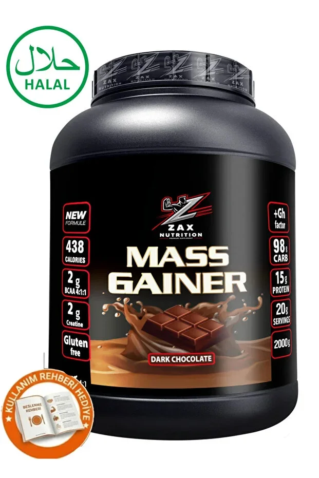 Mass Gainer 2000gr Yüksek Protein Değerli Ve Amino Asit Takviyeli Çikolata Aromalı
